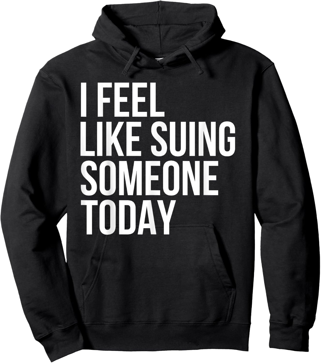 Funny Lawyer Sue Suing Law Attorney Personal Injury Advice Hoodie - Hoodie | Black