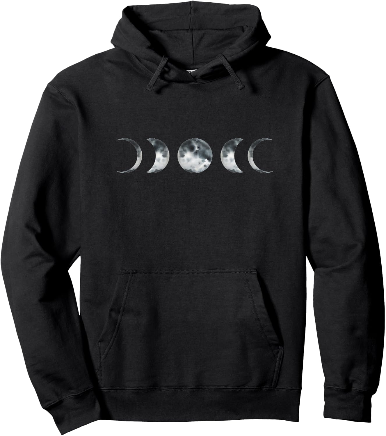 Moon Cycle, Moon Phases men, and kids Hoodie - Hoodie | Black