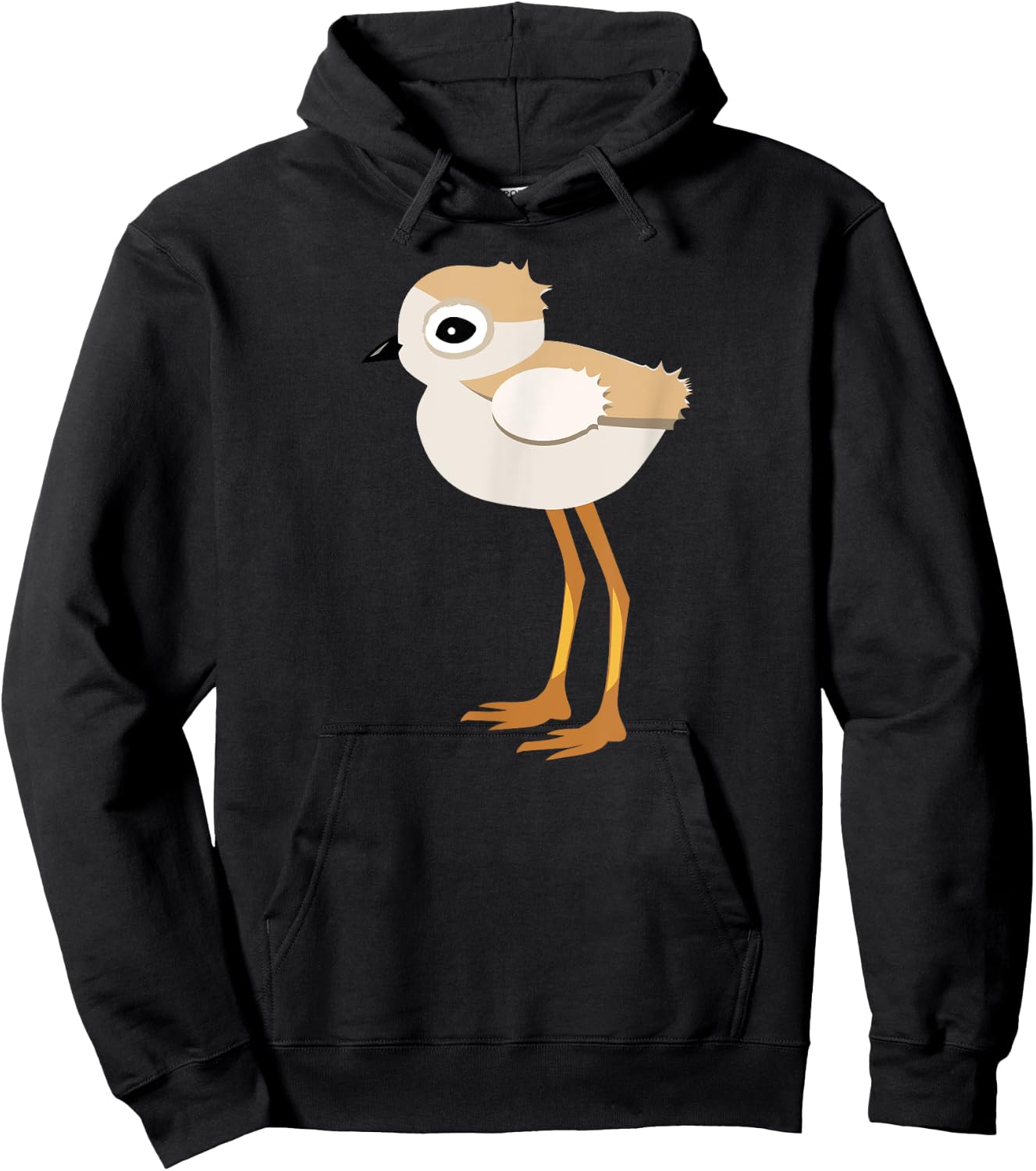Piping Plover Baby Sandpiper Hoodie - Hoodie | Black