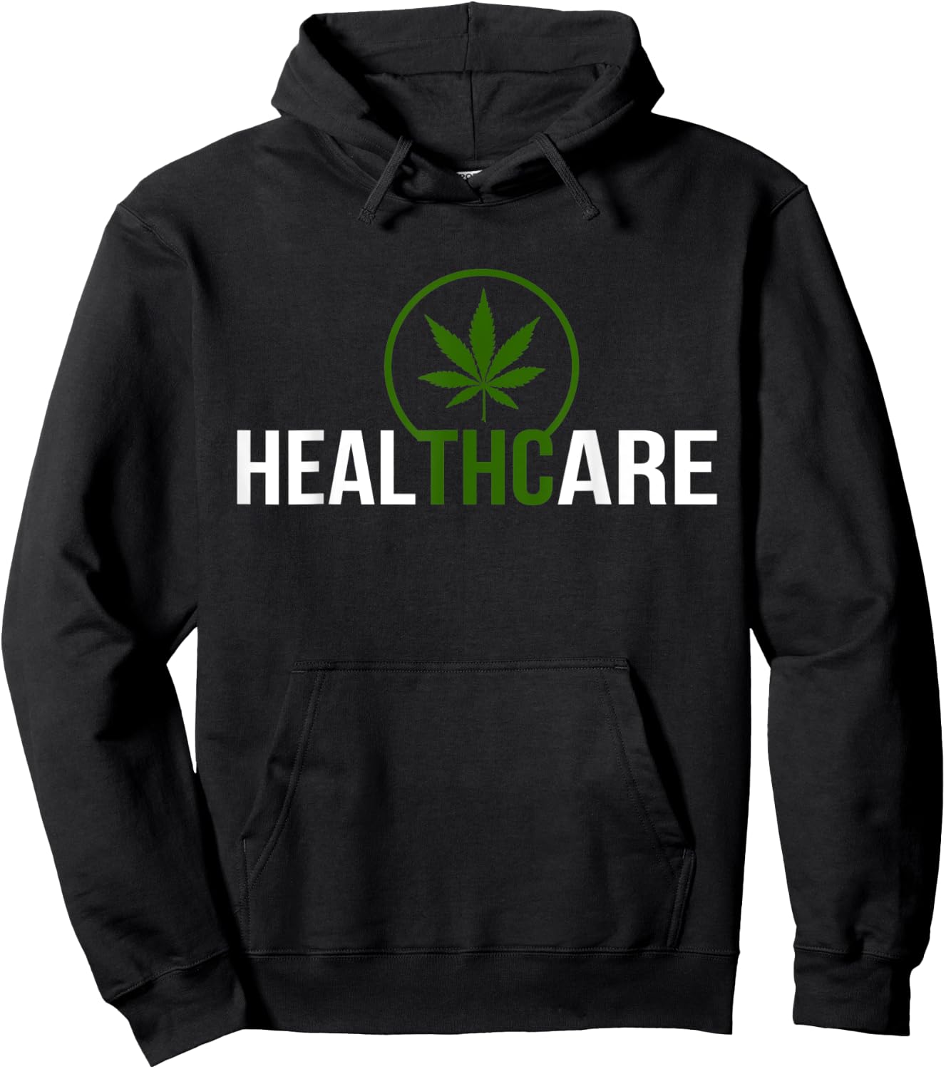 THC Healthcare Cannabis 420 Medical Marijuana Hoodie - Hoodie | Black