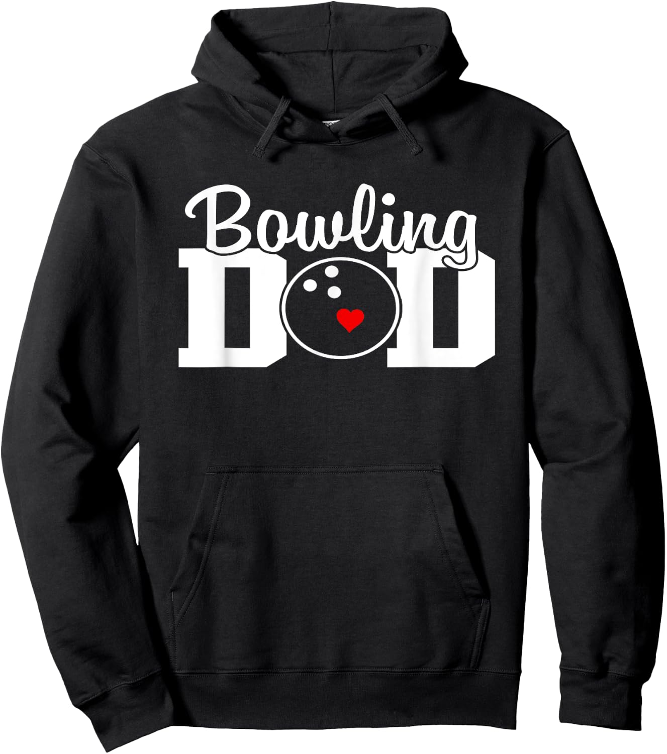 bowling dad Team Player Party Bowling Legend Father's Day Hoodie - Hoodie | Black