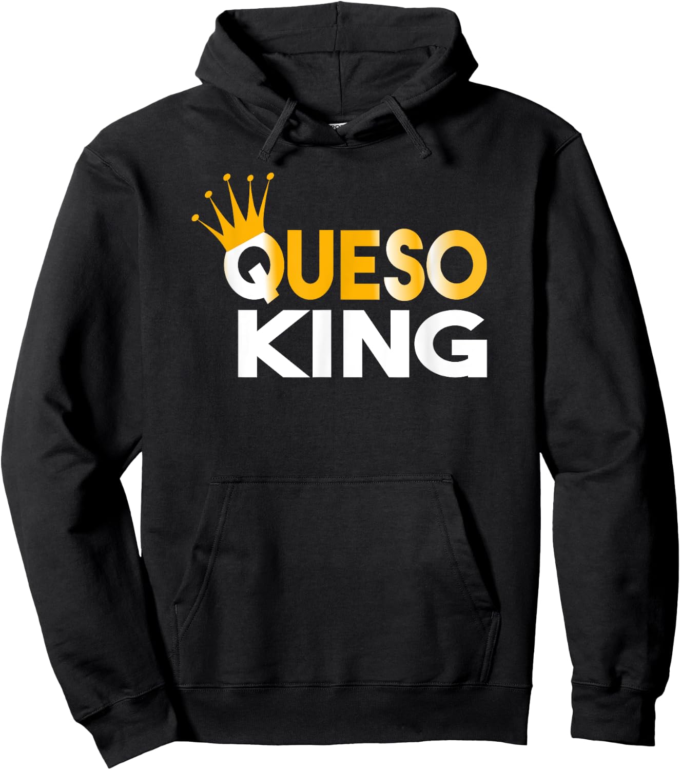 Queso King Queso Lover Addict Fanatic Hoodie - Hoodie | Black