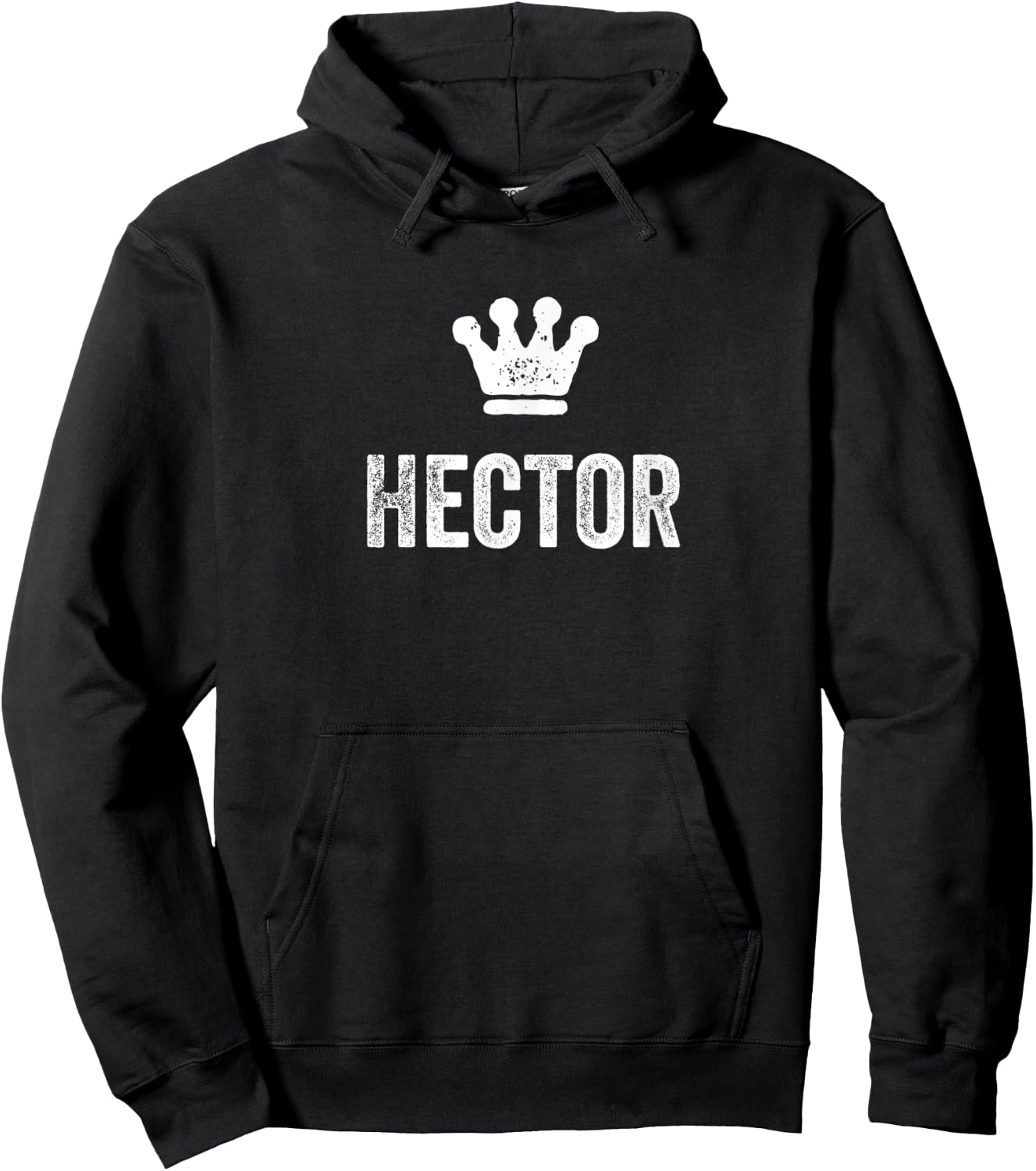 Hector the King / Crown & Name Design Called Hector Hoodie - Hoodie | Black