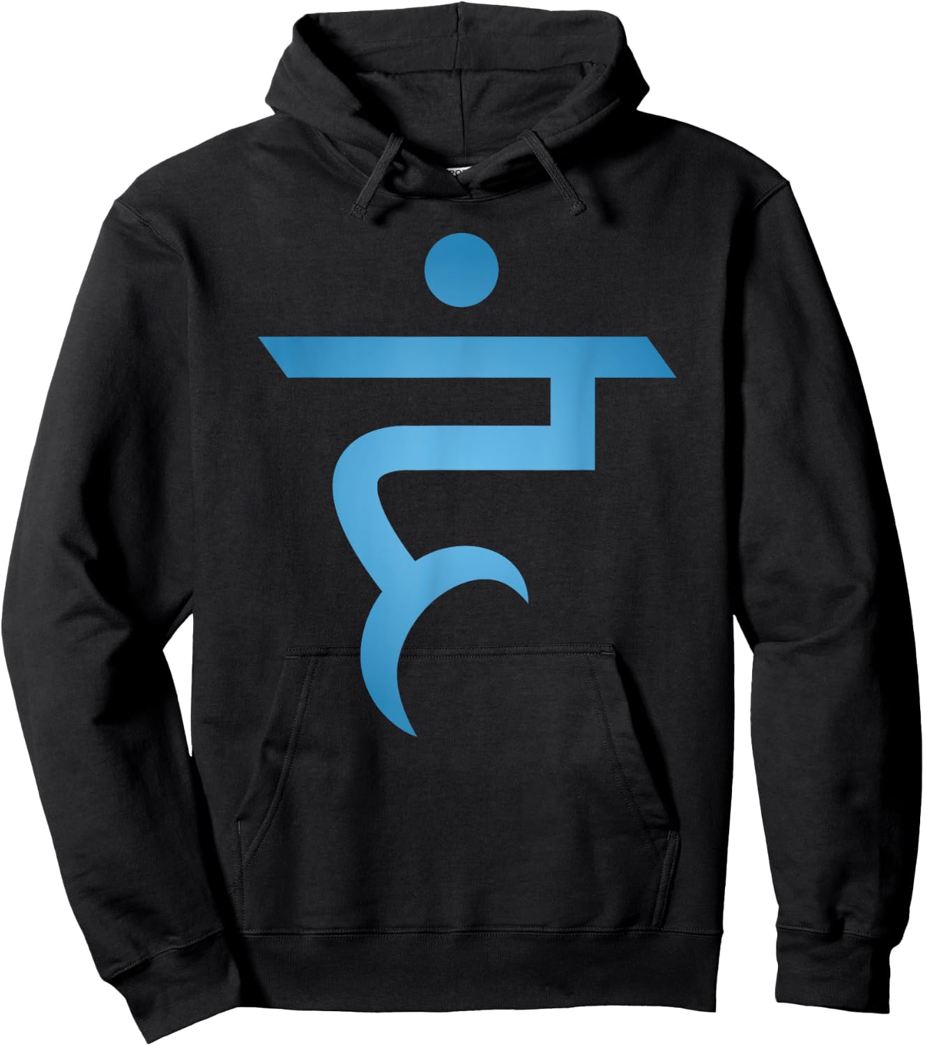 Throat Chakra Symbol Hoodie - Hoodie | Black