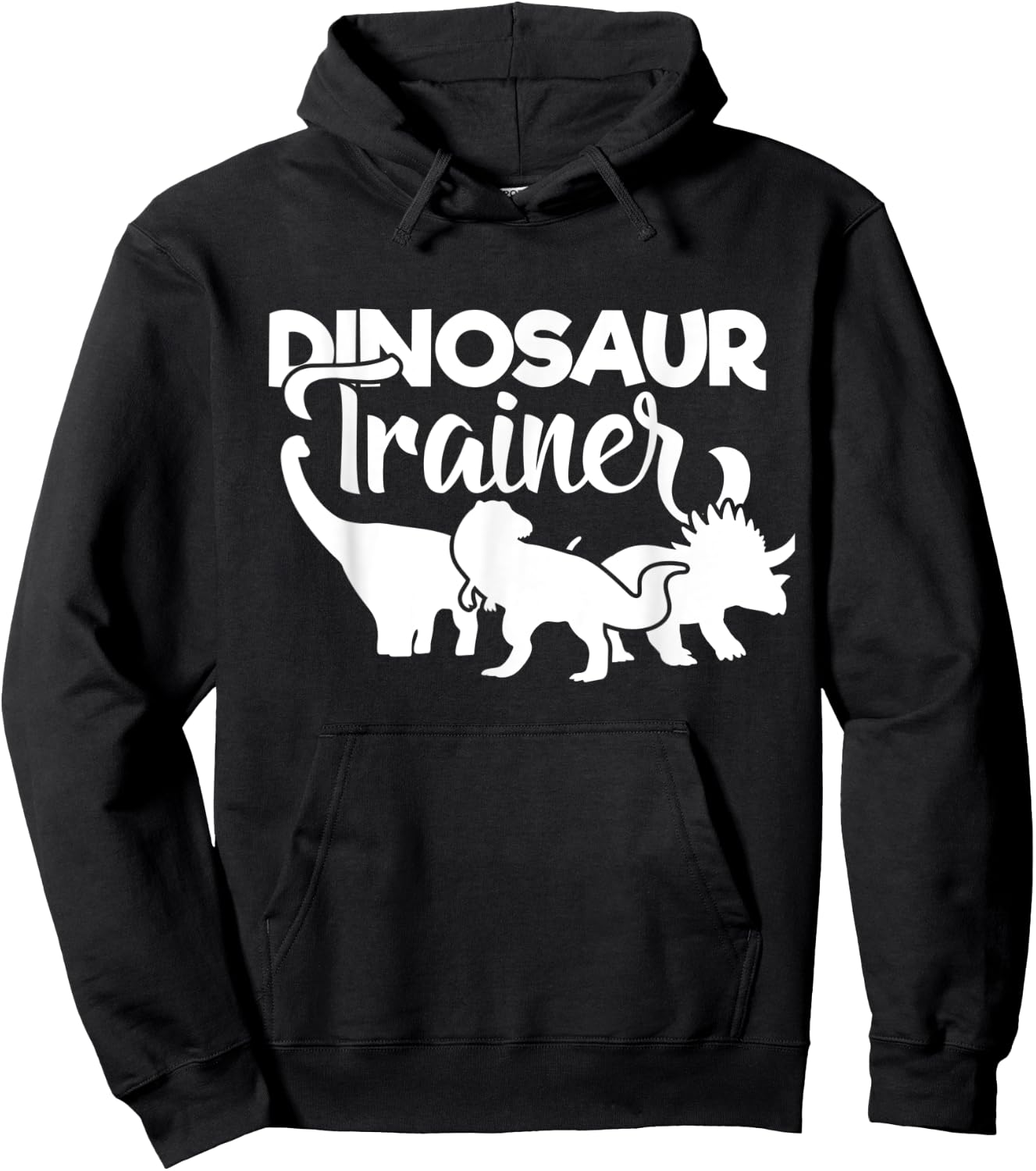Dinosaur Trainer Lazy Halloween Dino Training Dinosaur Lover Hoodie - Hoodie | Black