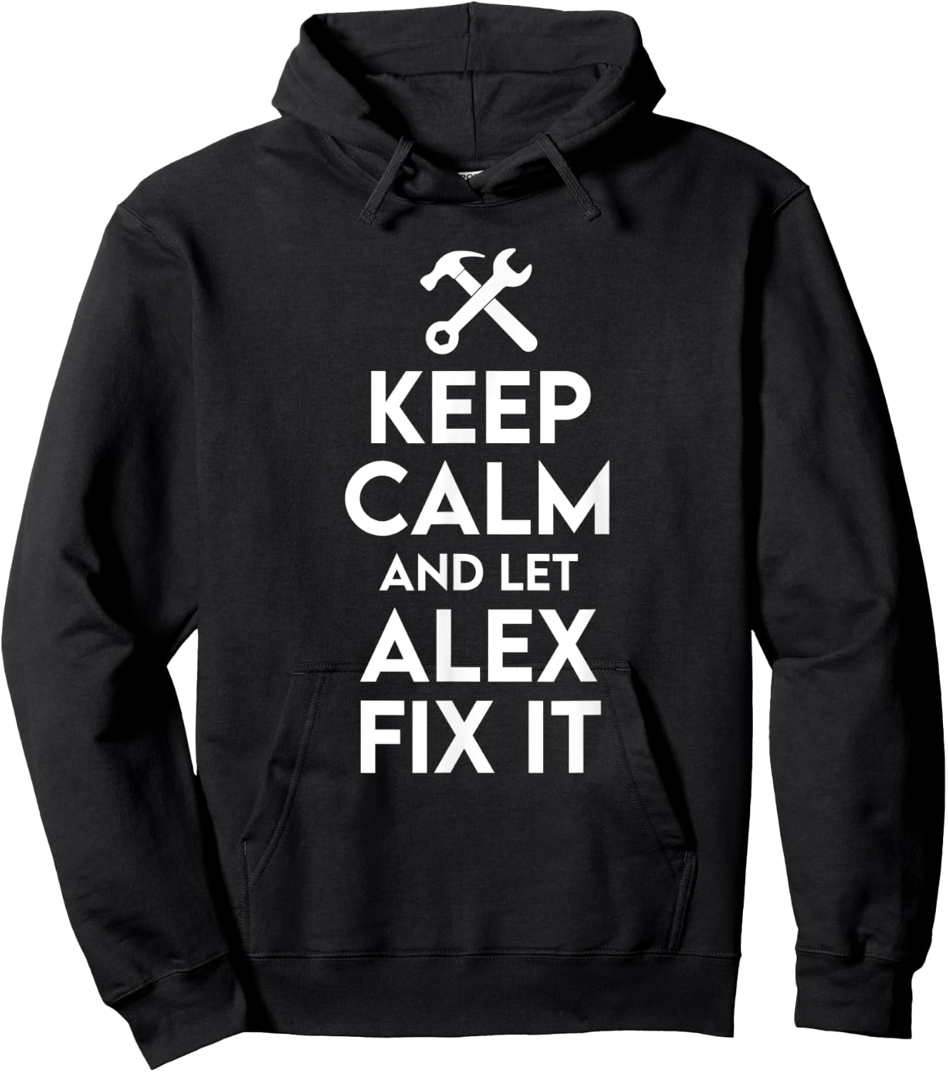 Alex Handyman Birthday Name Personalized Alex Mechanic Hoodie - Hoodie | Black