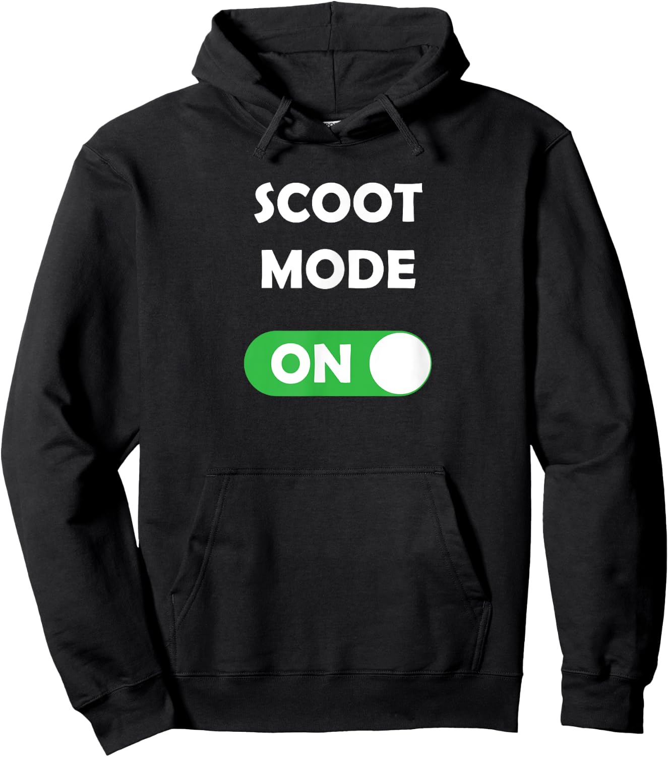 Scoot Mode On Hoodie - Hoodie | Black
