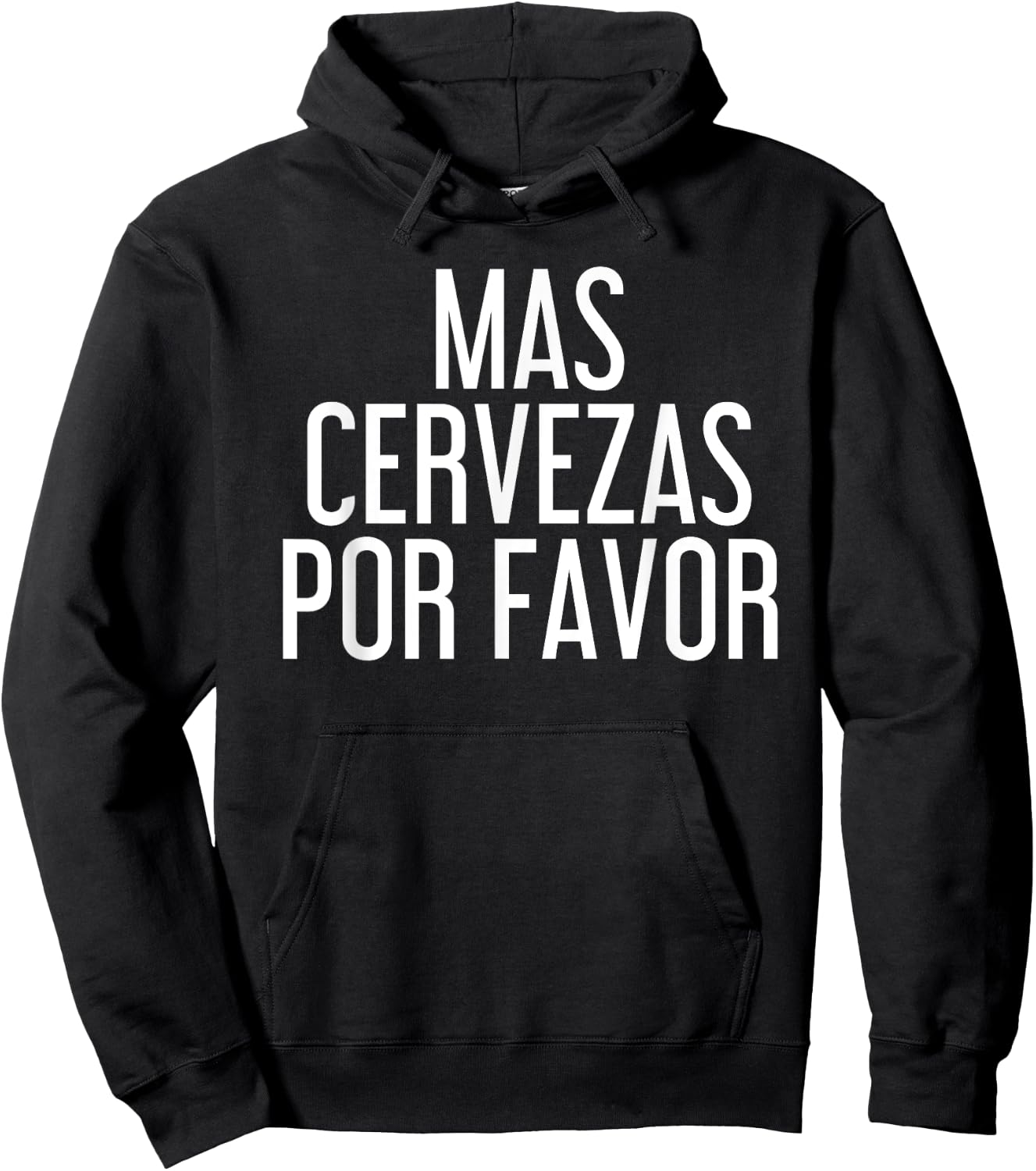 Mas Cervezas Por Favor Shirt Funny Mexican Drinking Gift Hoodie - Hoodie | Black