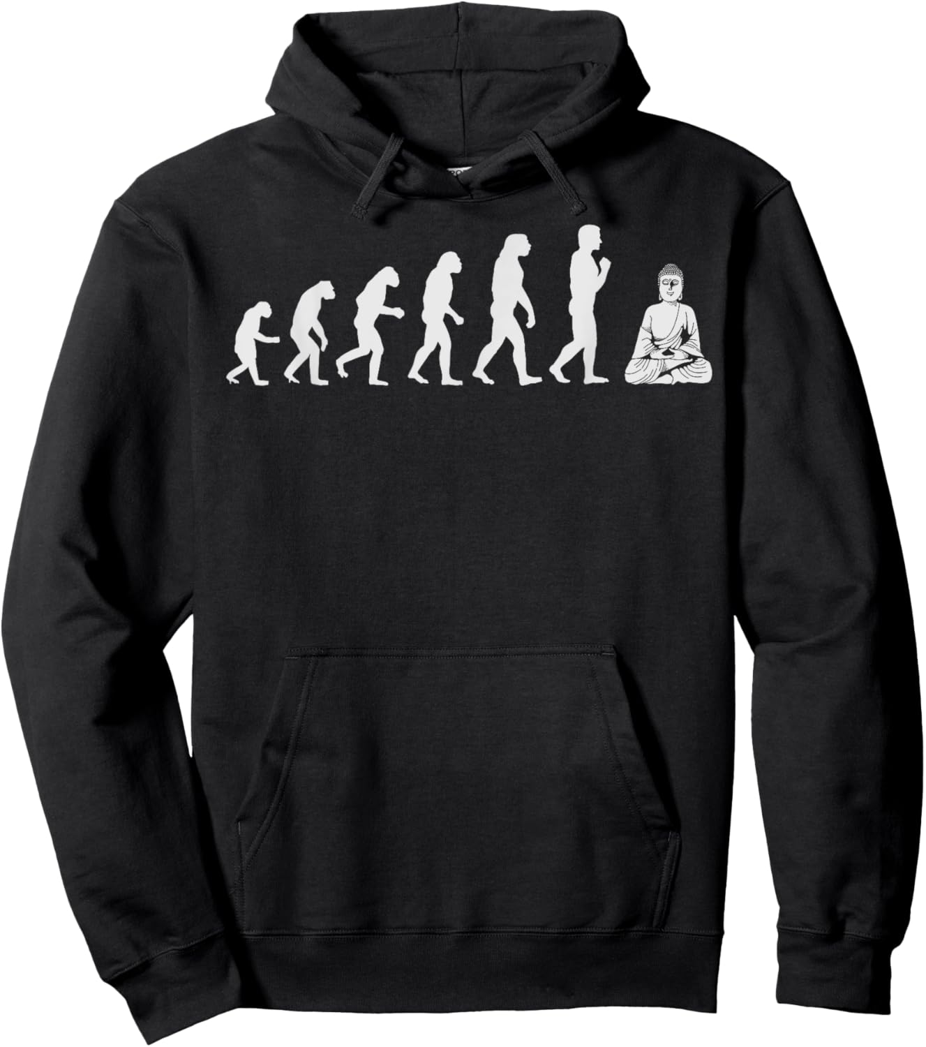 Buddha Evolution | Spiritual Buddhist Development Gift Hoodie - Hoodie | Black