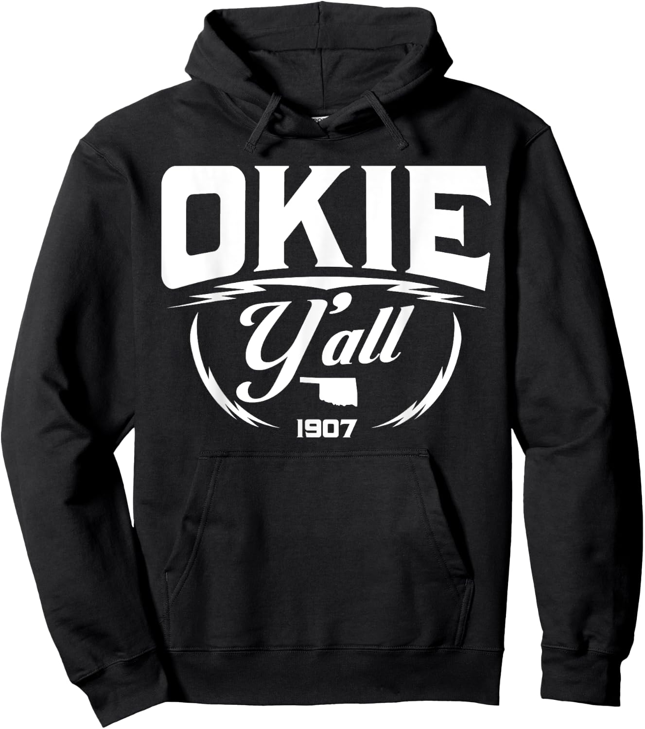 Okie Y'all Hoodie - Hoodie | Black