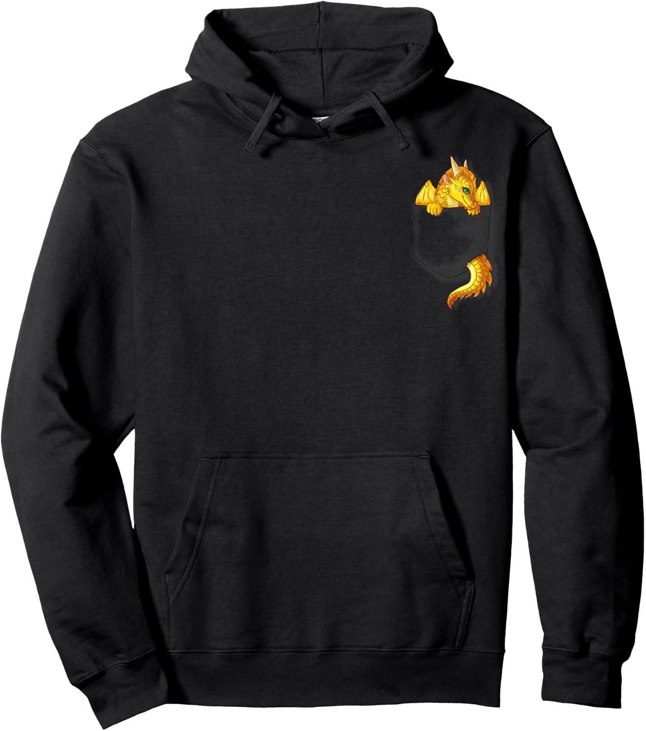 Gift Dragon Sunny Dragon in pocket Gift men Hoodie - Hoodie | Black