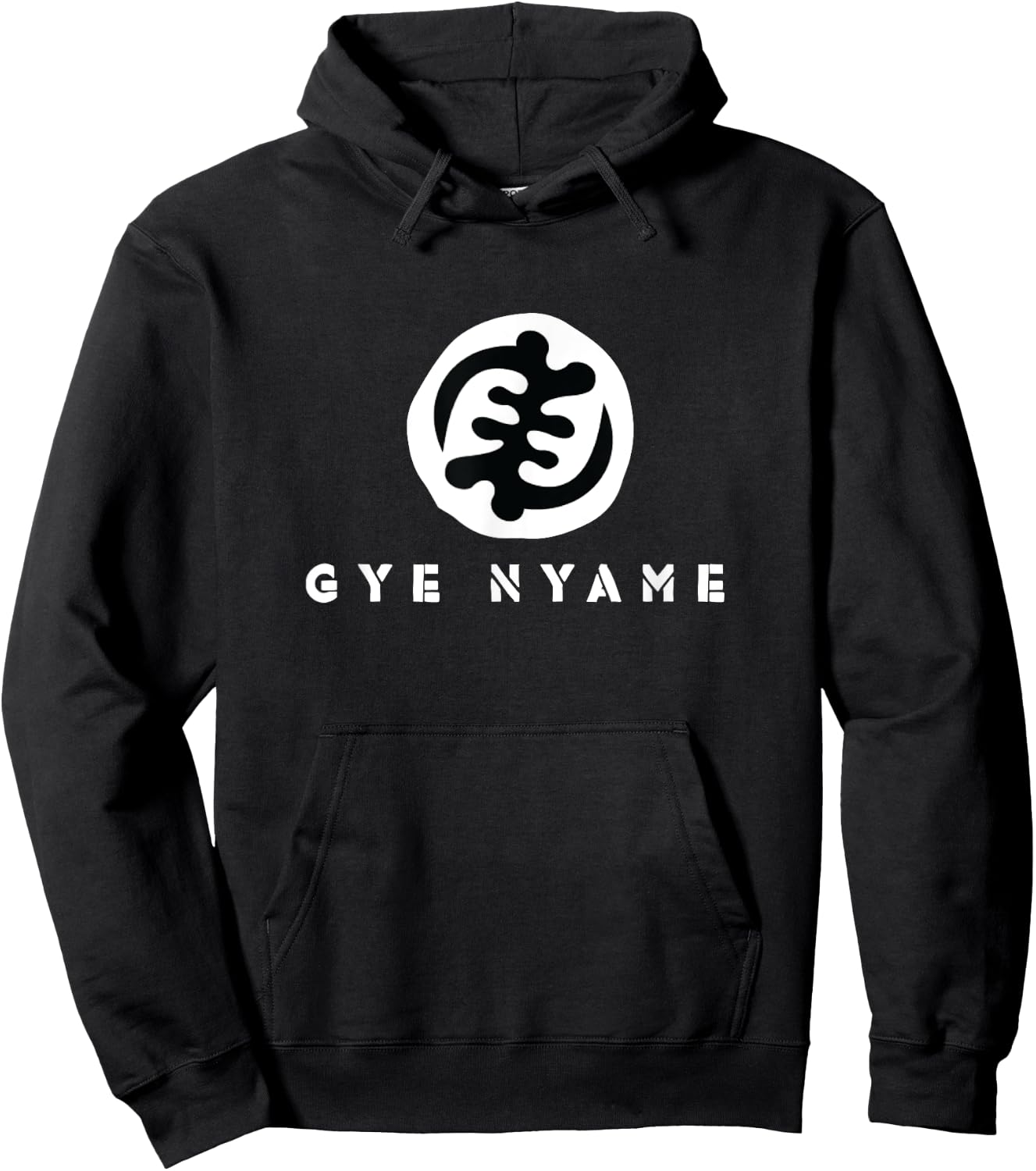 Adinkra Gye Nyame Hoodie - Hoodie | Black