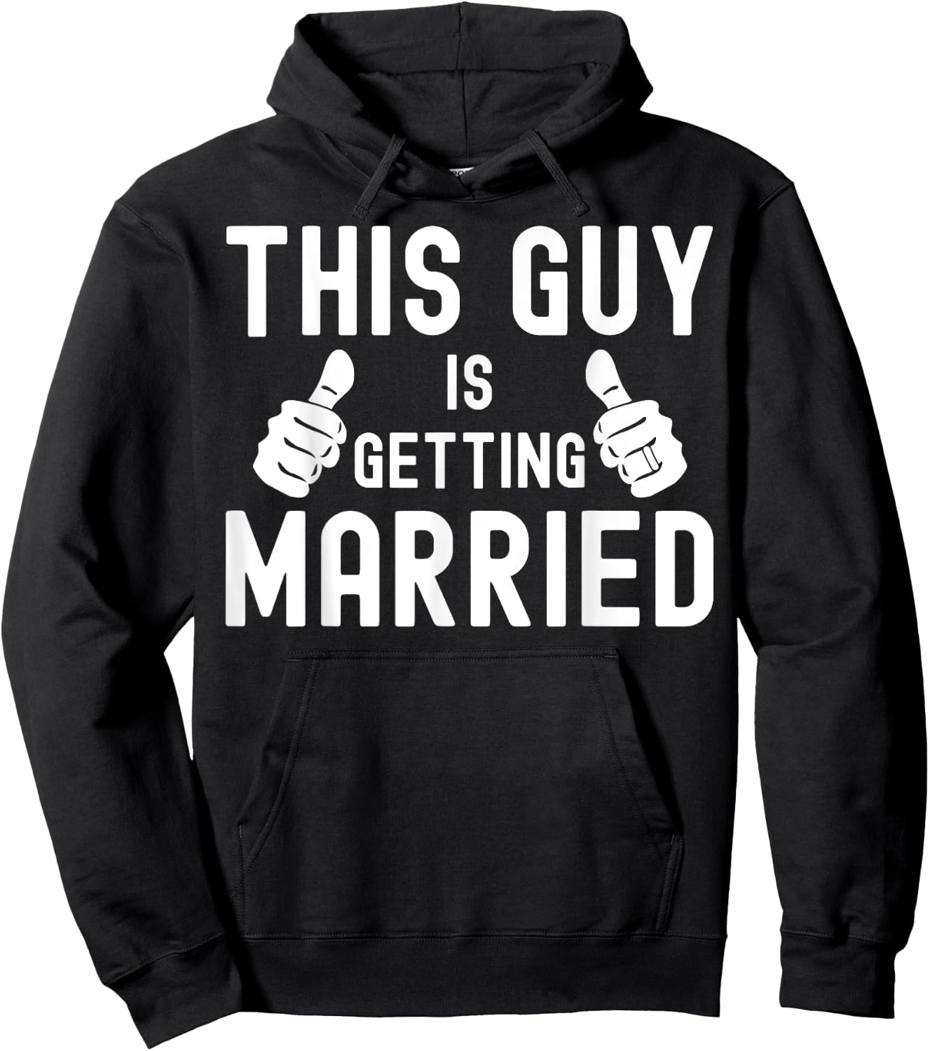 This Guy Is Getting Married Groom Wedding Husband Hoodie - Hoodie | Black