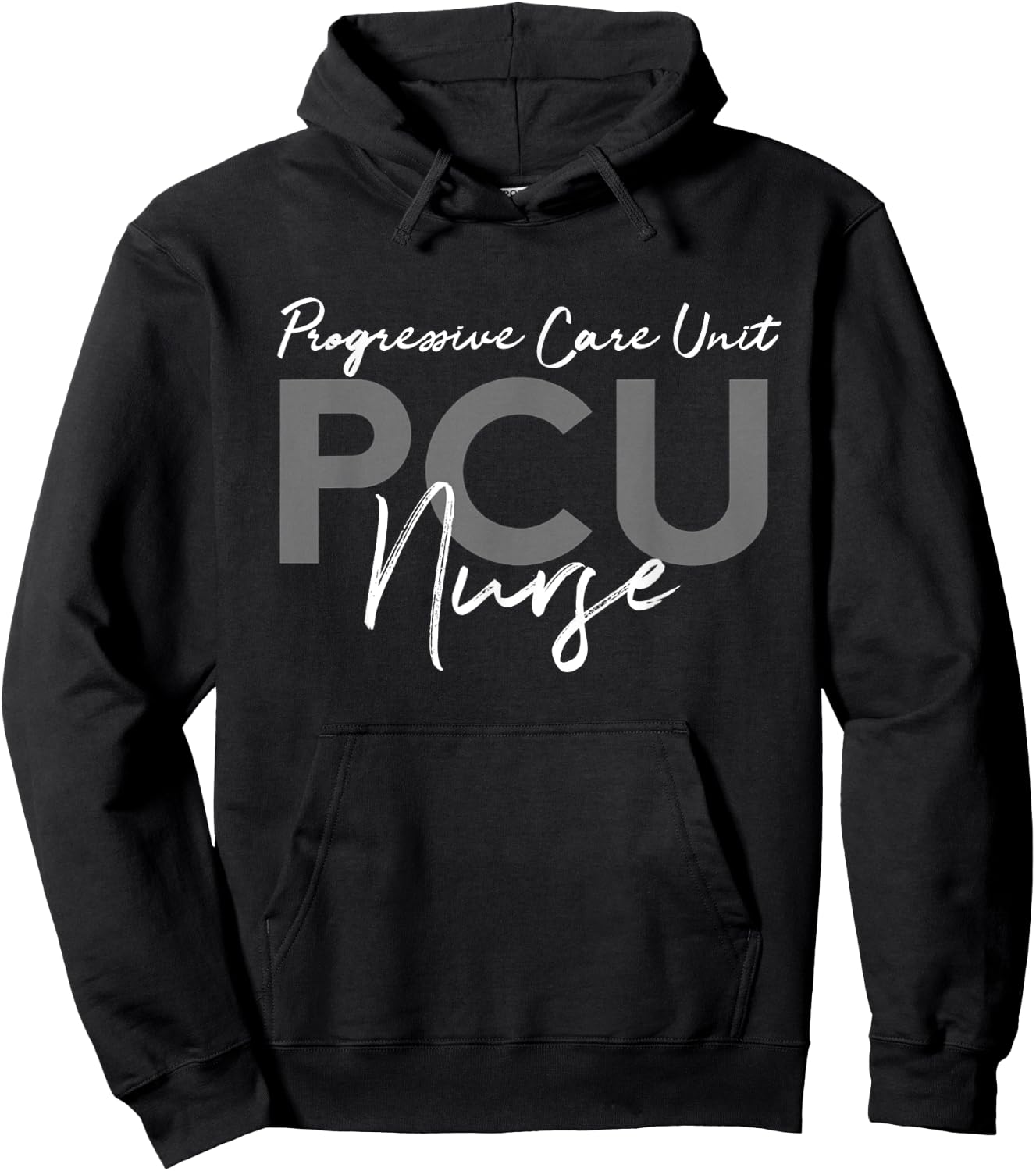 Progressive Care Unit PCU Nurse Emergency Room Nurse Hoodie - Hoodie | Black