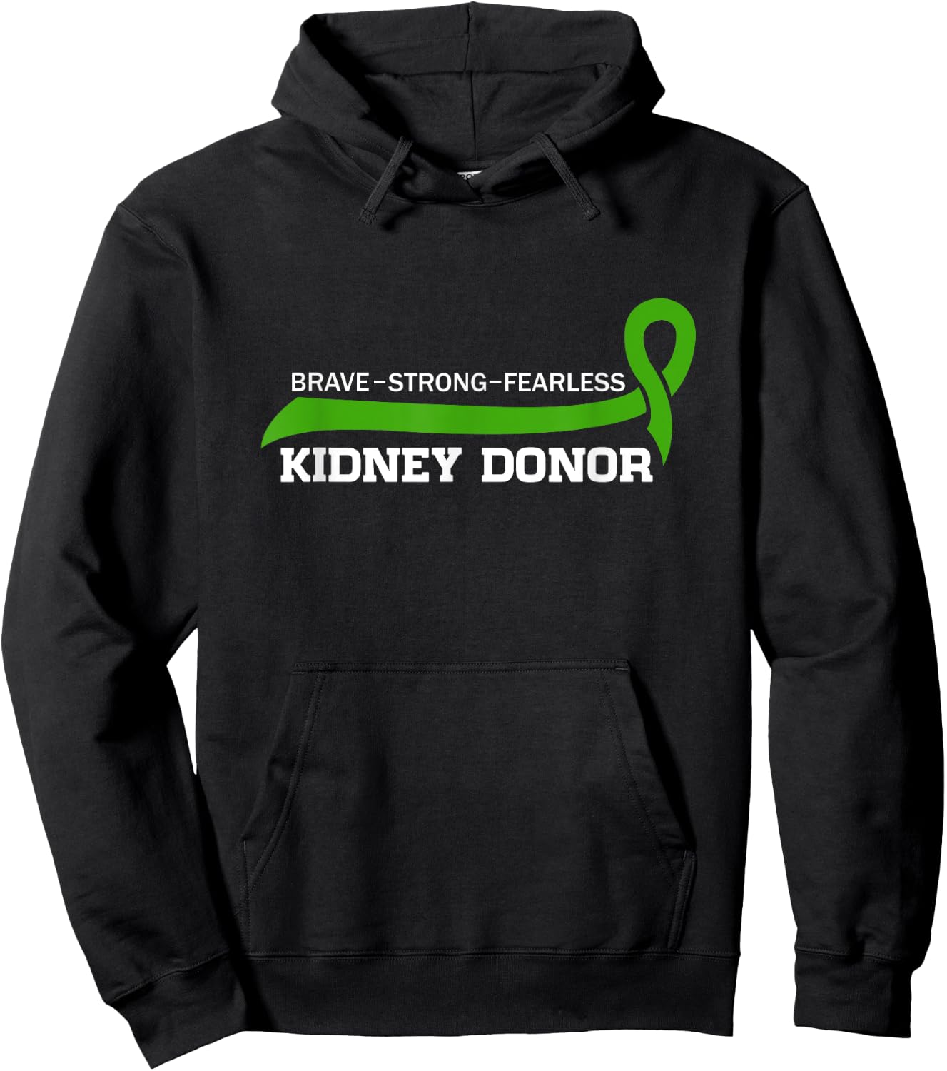 Proud Brave Kidney Donor Kidney Transplant Surgery Hoodie - Hoodie | Black