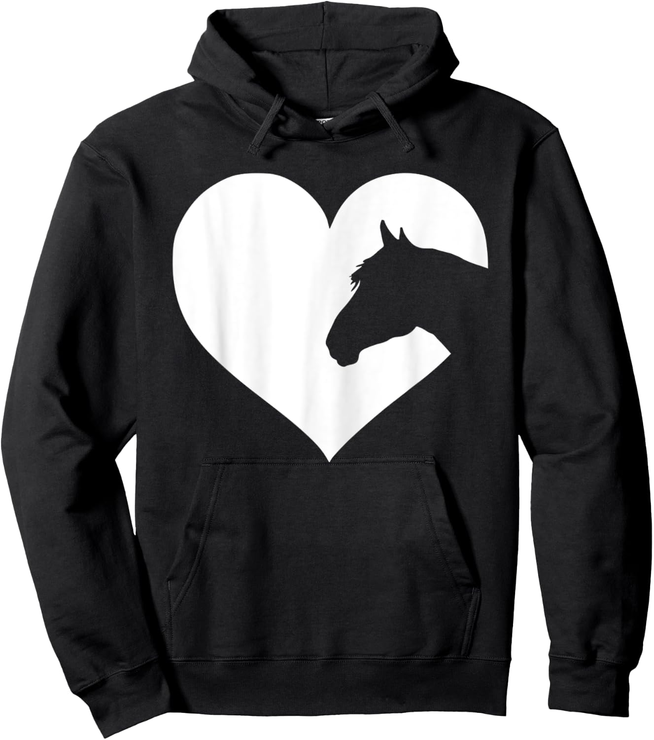 Horse lover Gift girls & women who love horses Hoodie - Hoodie | Black