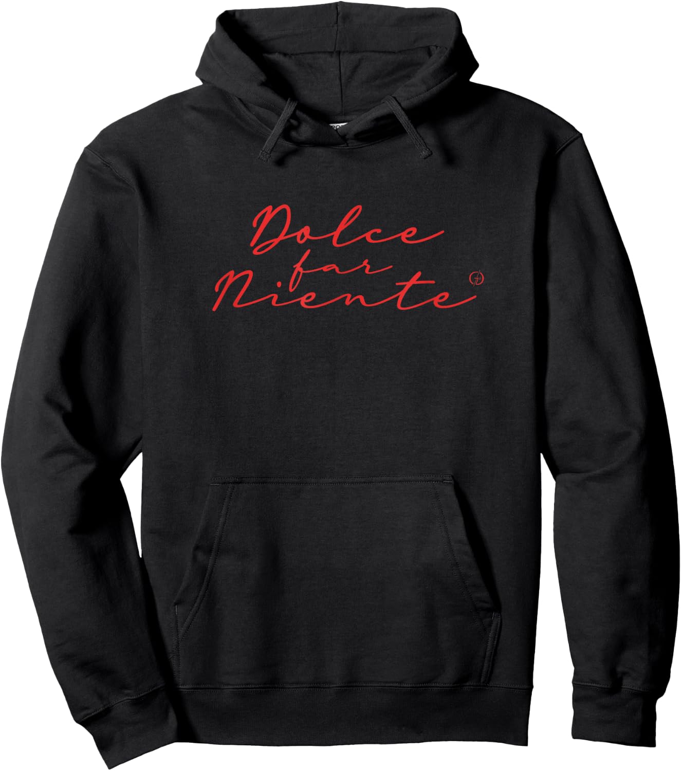 Dolce Far Niente #5 - Peaceful Vacation Hoodie - Hoodie | Black