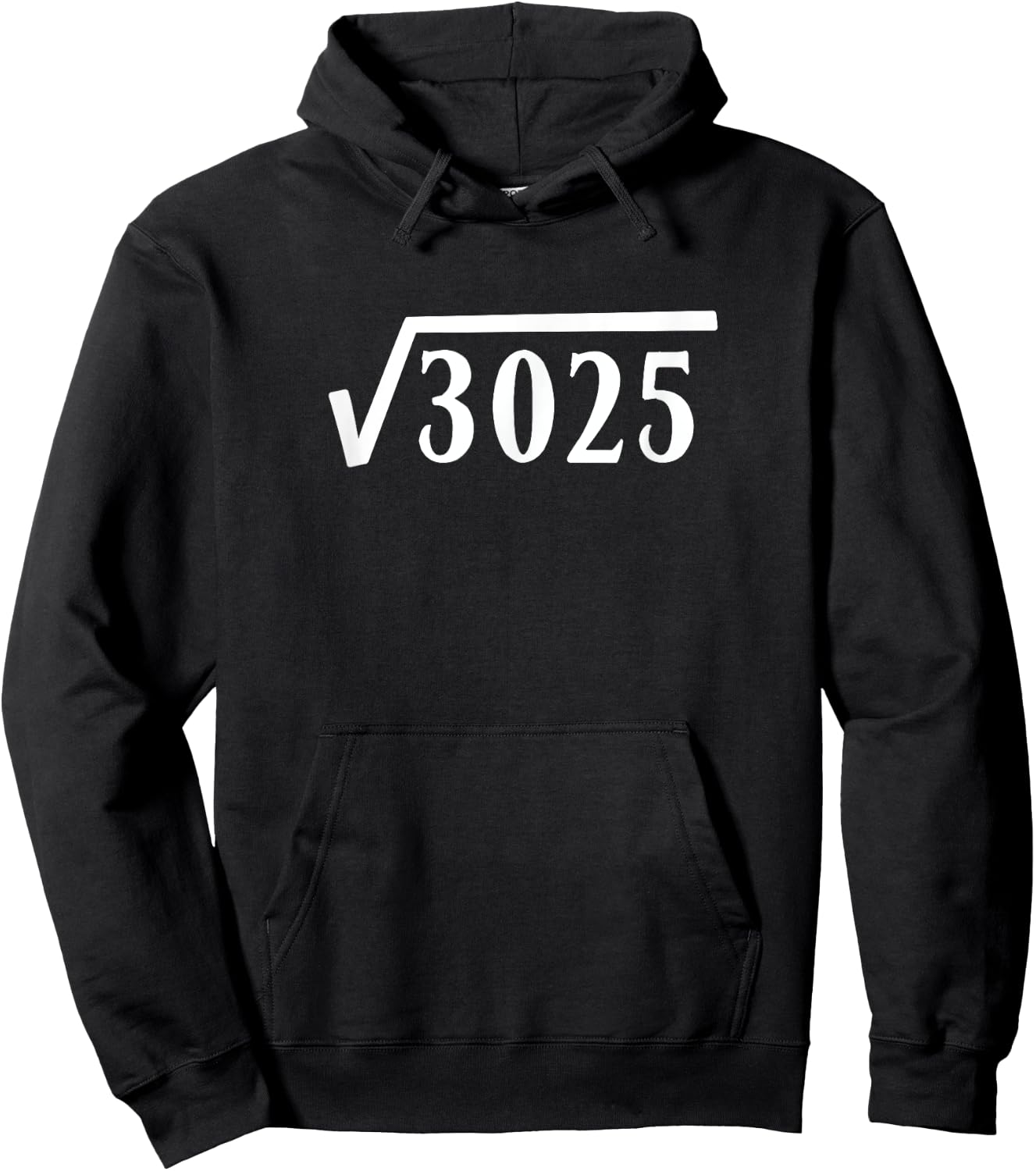 Square Root 55 Year Old Gift Funny Teacher 55th Birthday Women Girls Kids Hoodie - Hoodie | Black