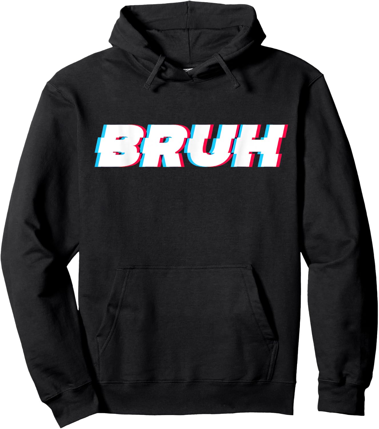 Bruh Funny Meme Saying Brother Greeting Gamer Slang Men Boys Hoodie - Hoodie | Black