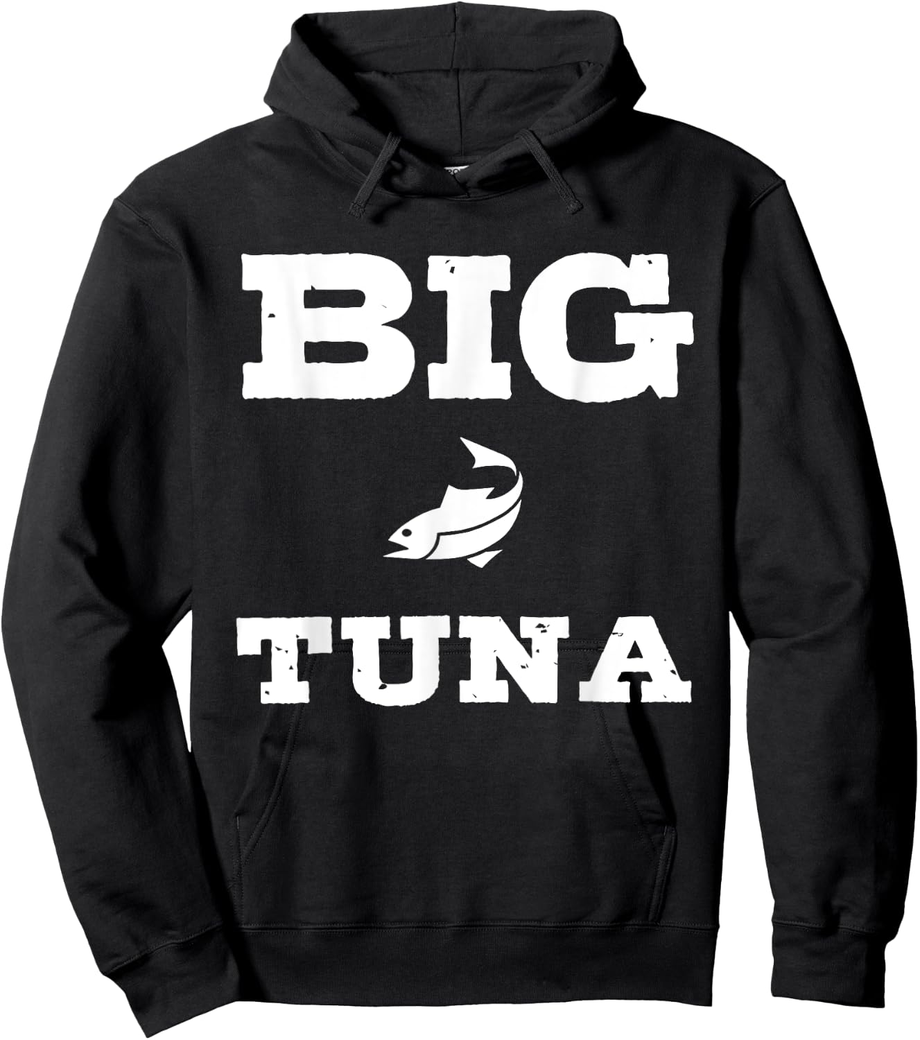 Funny Nickname Office Tuna Fish - Big Tuna Hoodie - Hoodie | Black