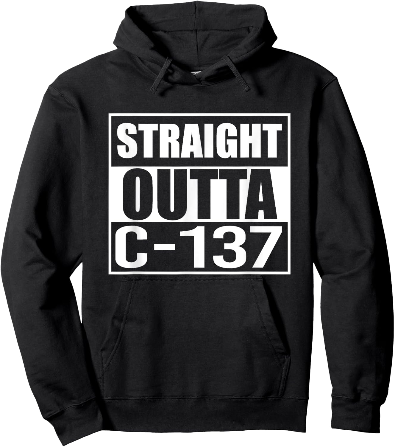 Straight Outta Dimension C-137 Funny Hoodie - Hoodie | Black