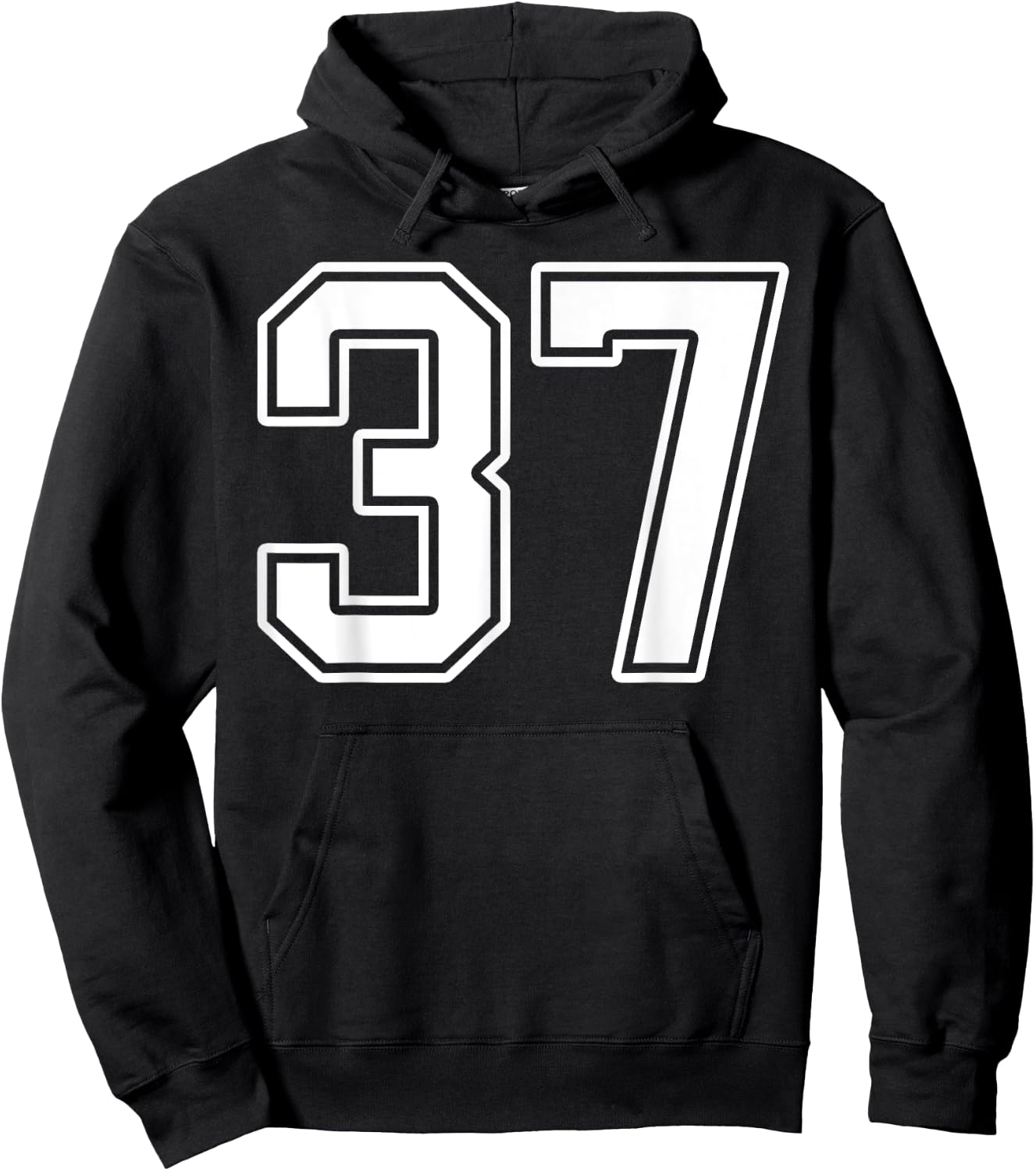 Number 37 Fan Player Jersey Style #37 Men Women Kids Hoodie - Hoodie | Black