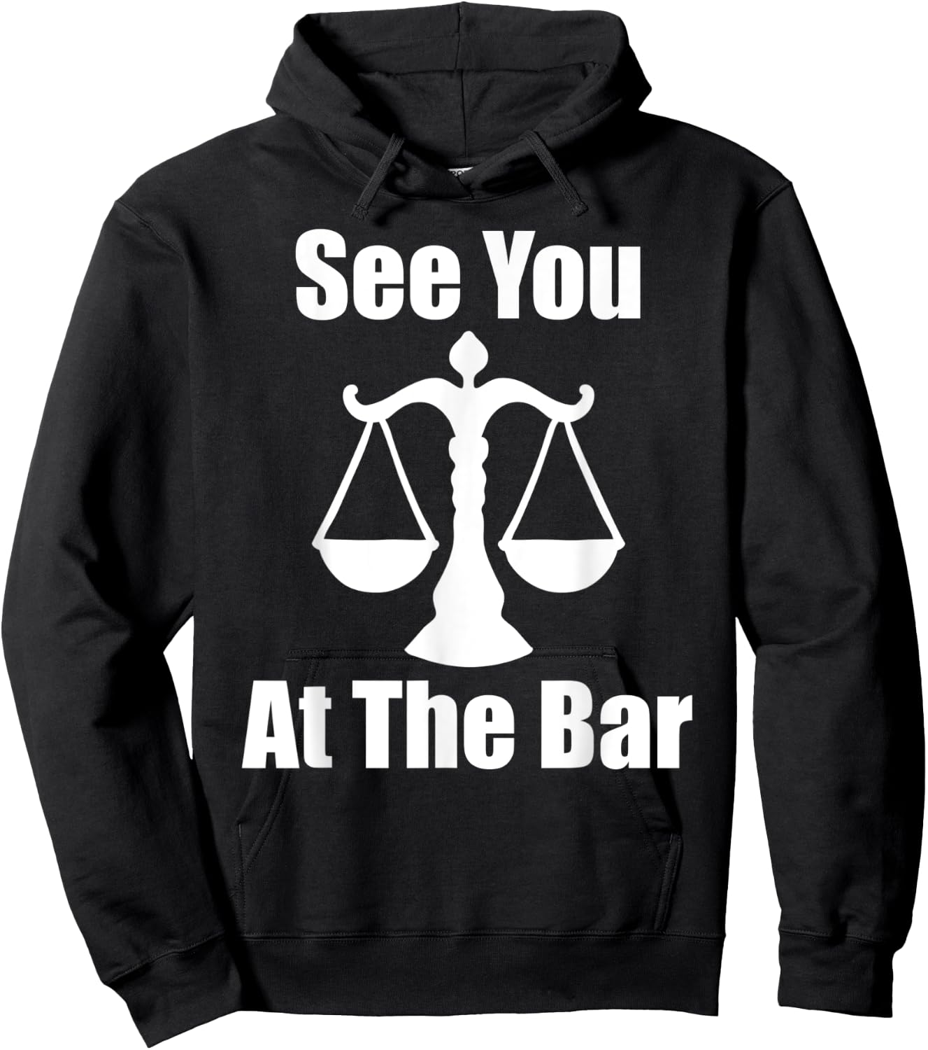 See You At The Bar Funny Law School Graduates Graduation Hoodie - Hoodie | Black