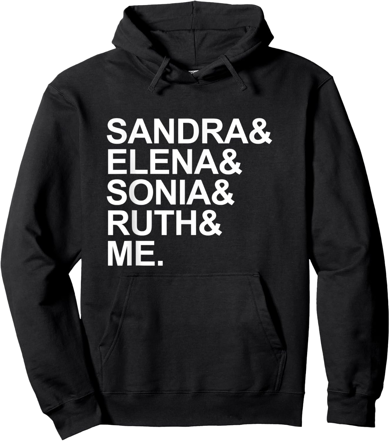 US Supreme Court RBG Justice Female Hoodie - Hoodie | Black