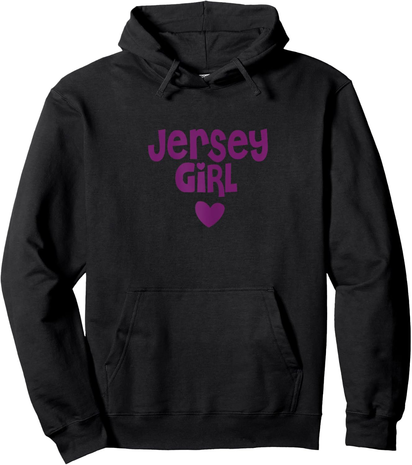 Cute and Funny Jersey Shore Heart New Jersey Gift Hoodie - Hoodie | Black