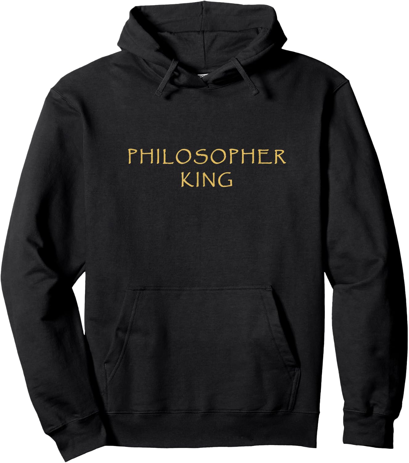 Philosopher King Plato Stoic Philosophy Hoodie - Hoodie | Black