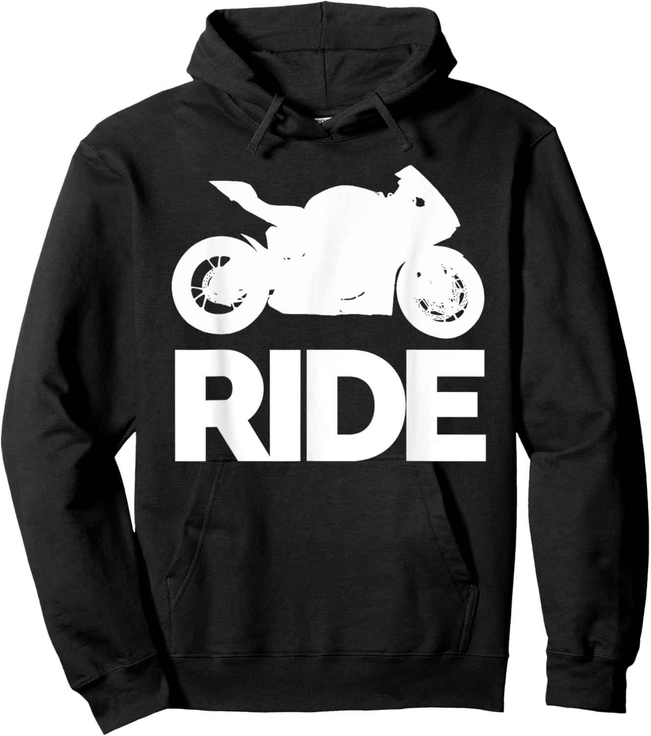 Motorcycle Rider Sport Bike Biker Superbike Hoodie - Hoodie | Black