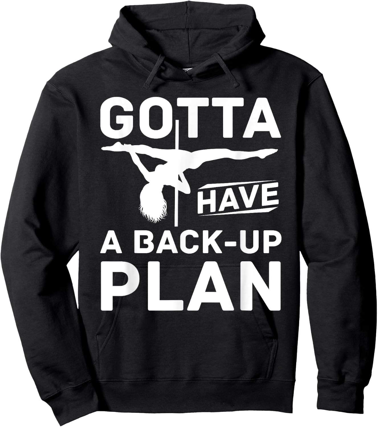 Pole Dancing Gifts & Accessories - Women's Black Modern Fun Pole Dance Hoodie - Hoodie | Black