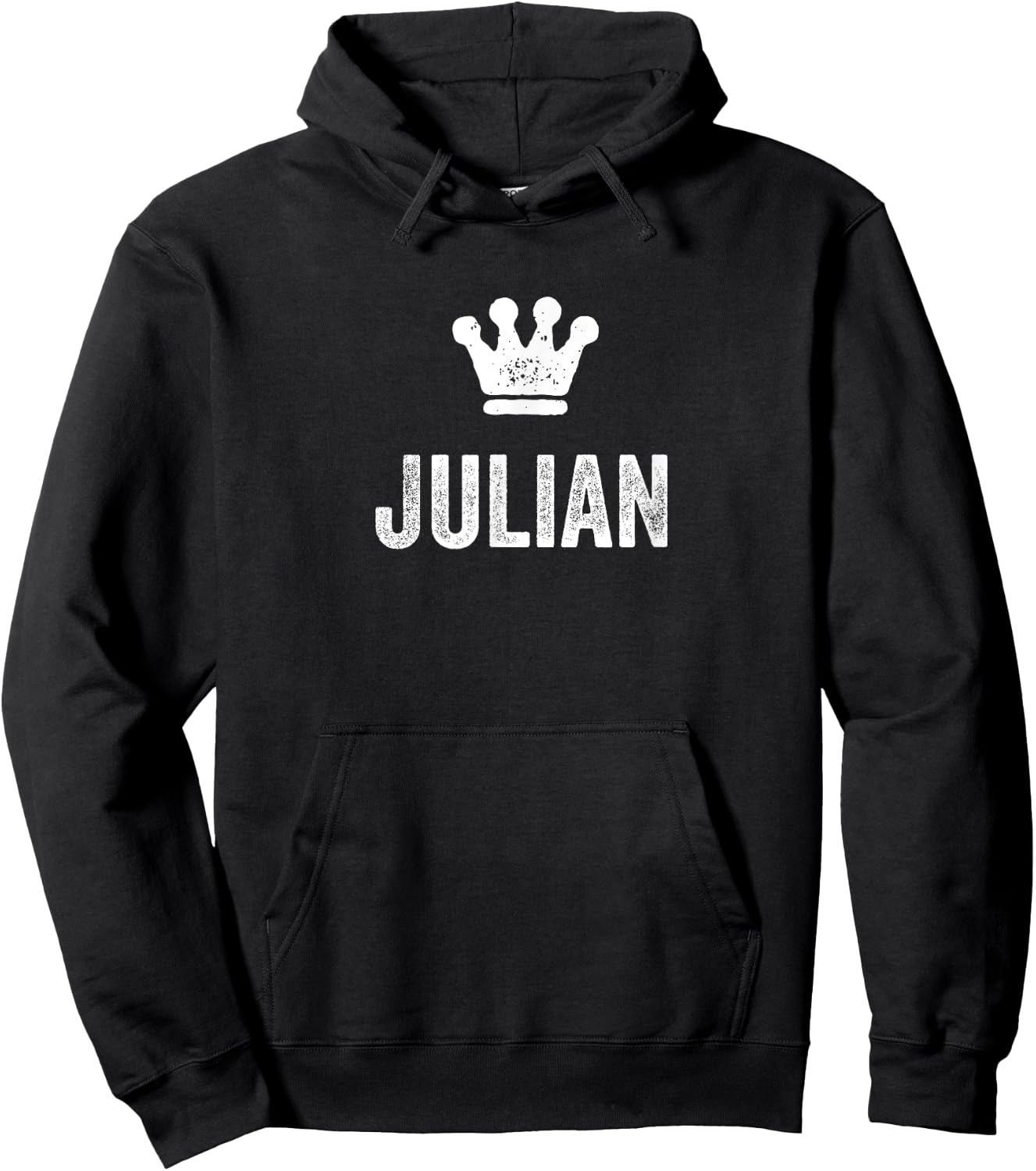 Julian the King / Crown & Name Design Called Julian Hoodie - Hoodie | Black