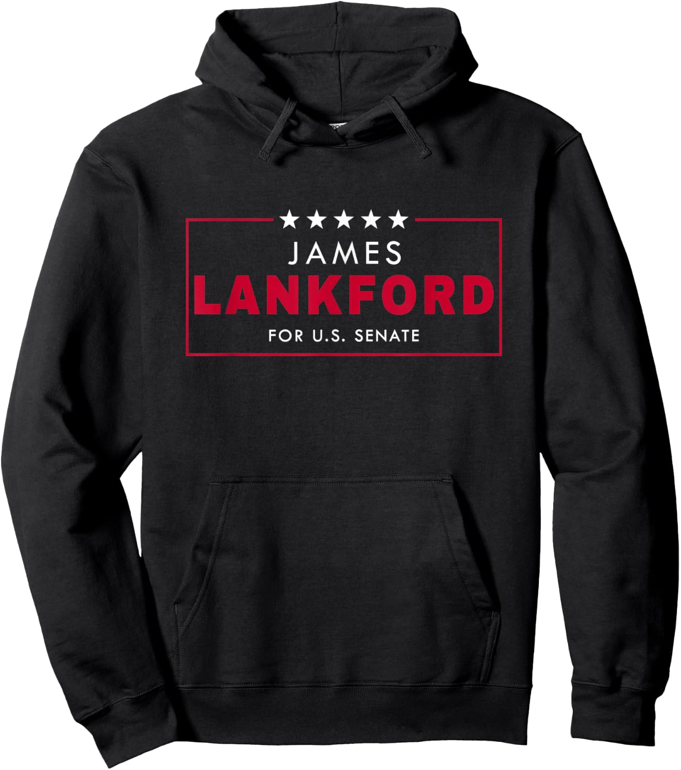 James Lankford 2022 Senate Election Oklahoma Republican Blue Hoodie - Hoodie | Black