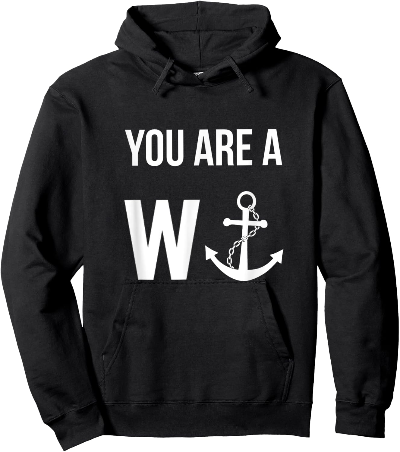 Funny British Humor You Are A Wanker , Women Hoodie - Hoodie | Black