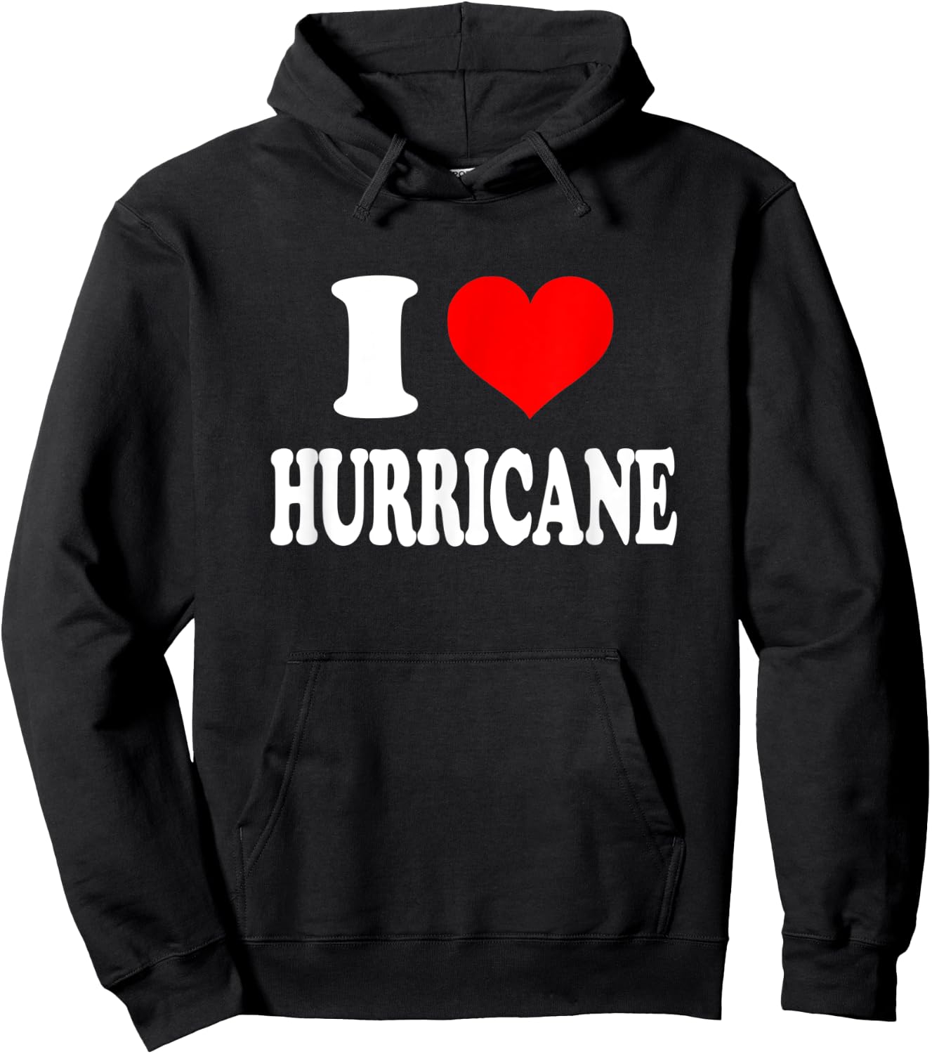 I Love Hurricane Hoodie - Hoodie | Black