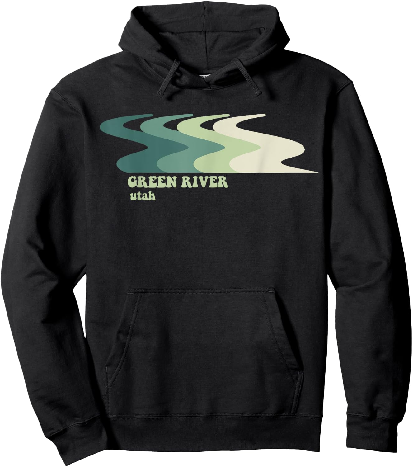Green River Utah Hoodie - Hoodie | Black