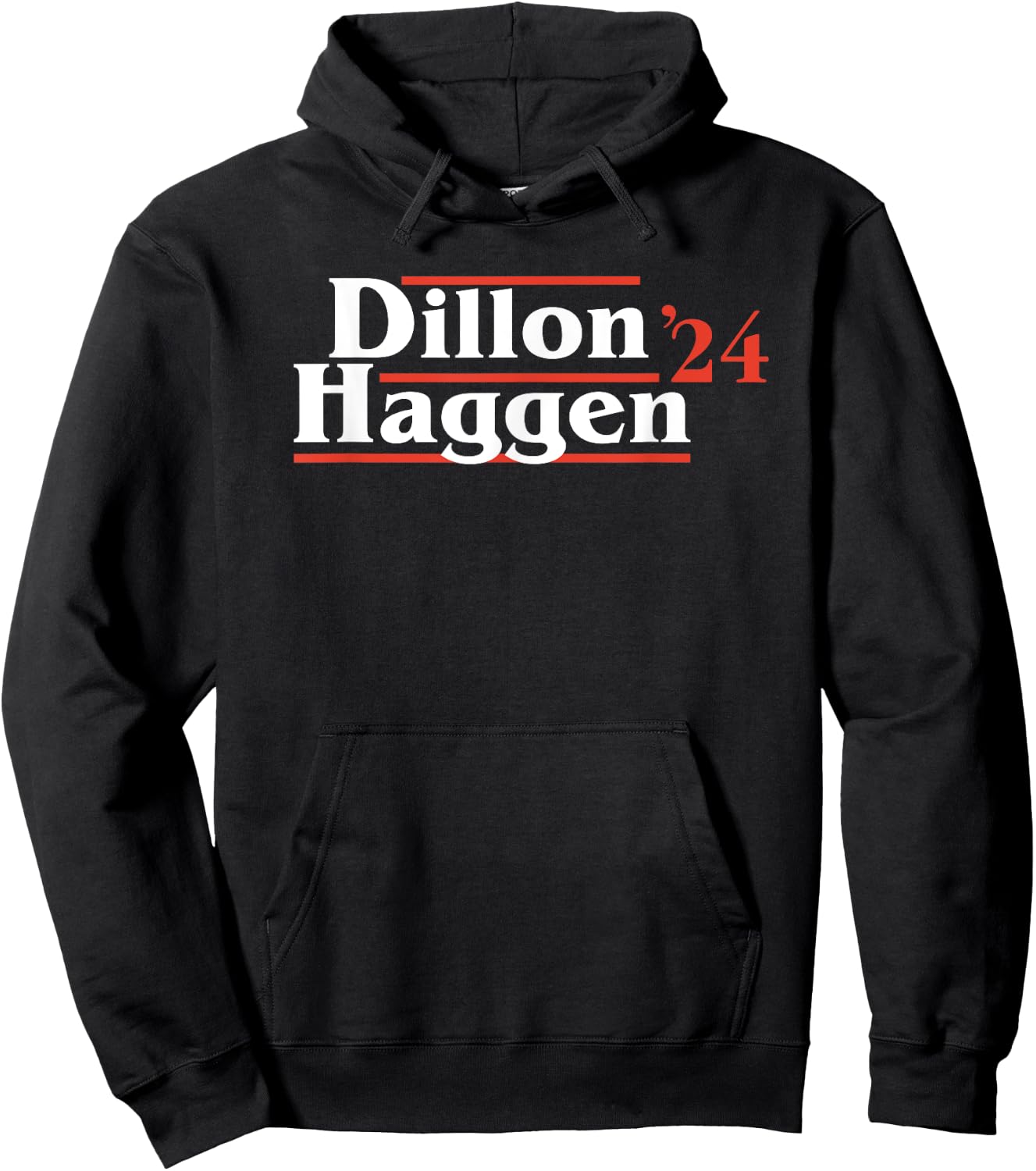 Funny Sheriff Dillon Festus 2024 Campaign Hoodie - Hoodie | Black