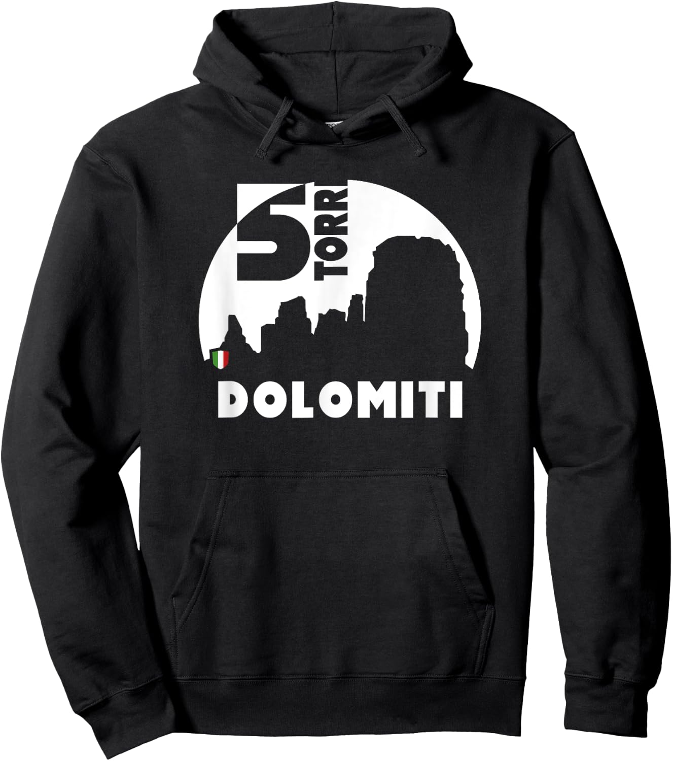 5 Cinque Torri Five Towers Dolomites Hike Hiking Gifts Italy Hoodie - Hoodie | Black