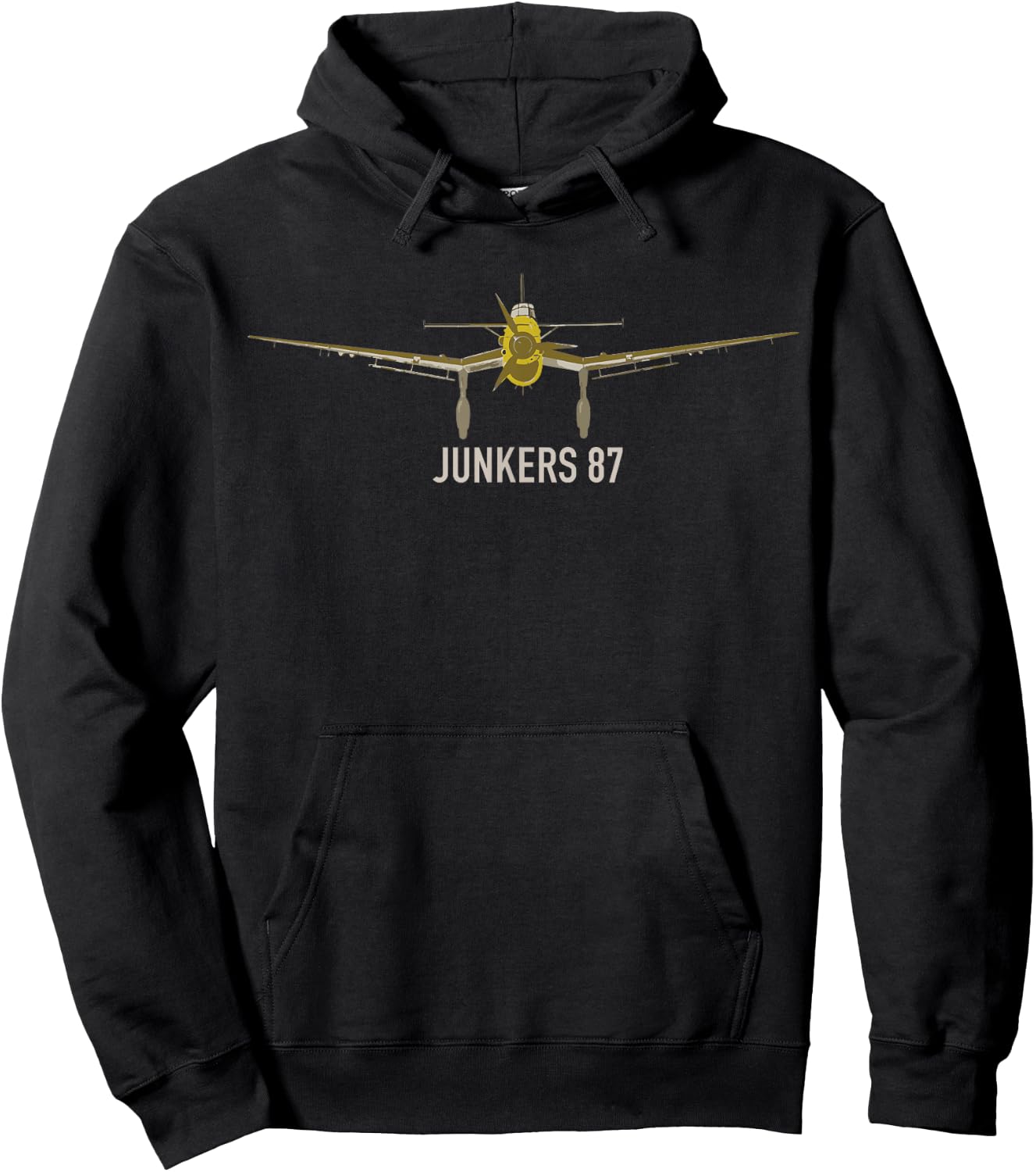 Junkers JU 87 Stuka WW2 Luftwaffe Plane Gift Hoodie - Hoodie | Black