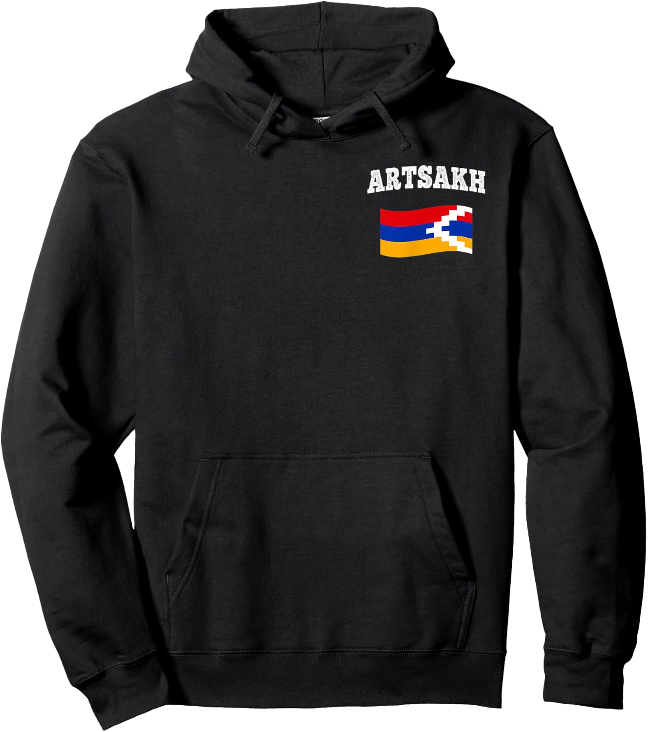 ARTSAKH Flag Sport Competition Proud Vacation Souvenir Hoodie - Hoodie | Black