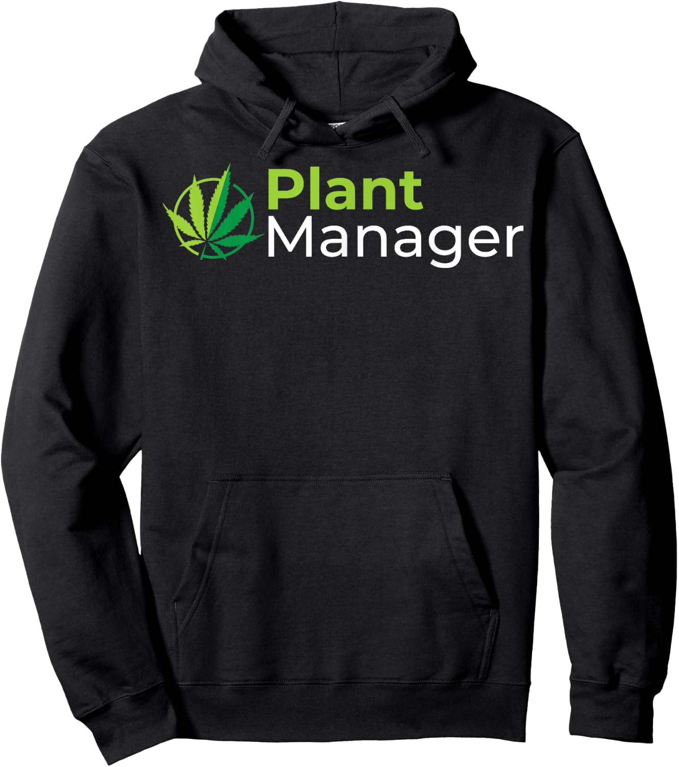 Plant Manager 420 Weed Cannabis Marijuana Stoner Poison Hoodie - Hoodie | Black