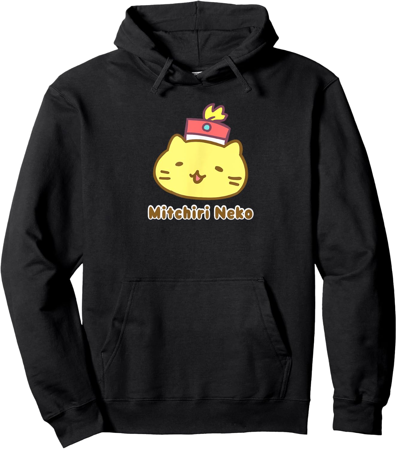 Mitchiri Neko March Cute Cat! Hoodie - Hoodie | Black
