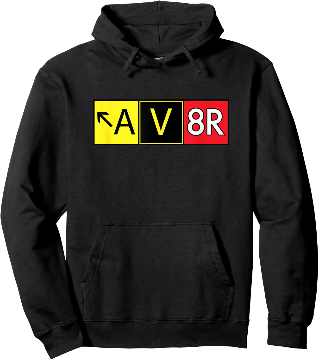 Pilot AV8R Taxiway Sign Hoodie - Hoodie | Black