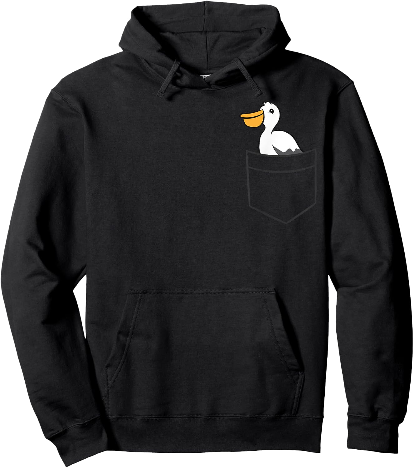 Pelican In The Pocket Love Pelicans Hoodie - Hoodie | Black