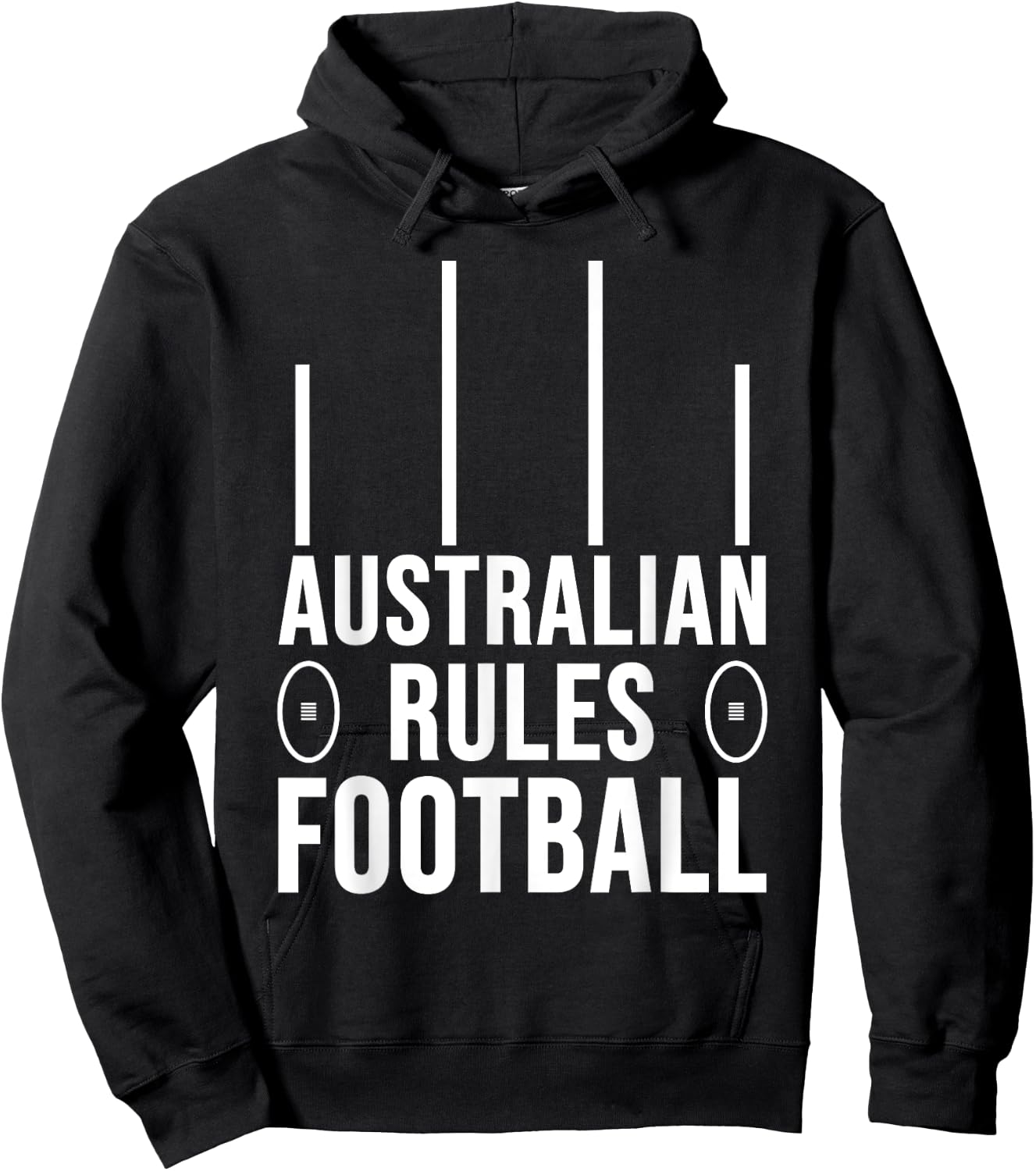 Great Aussie Sport Gift - Australian Rules Football Lovers Hoodie - Hoodie | Black