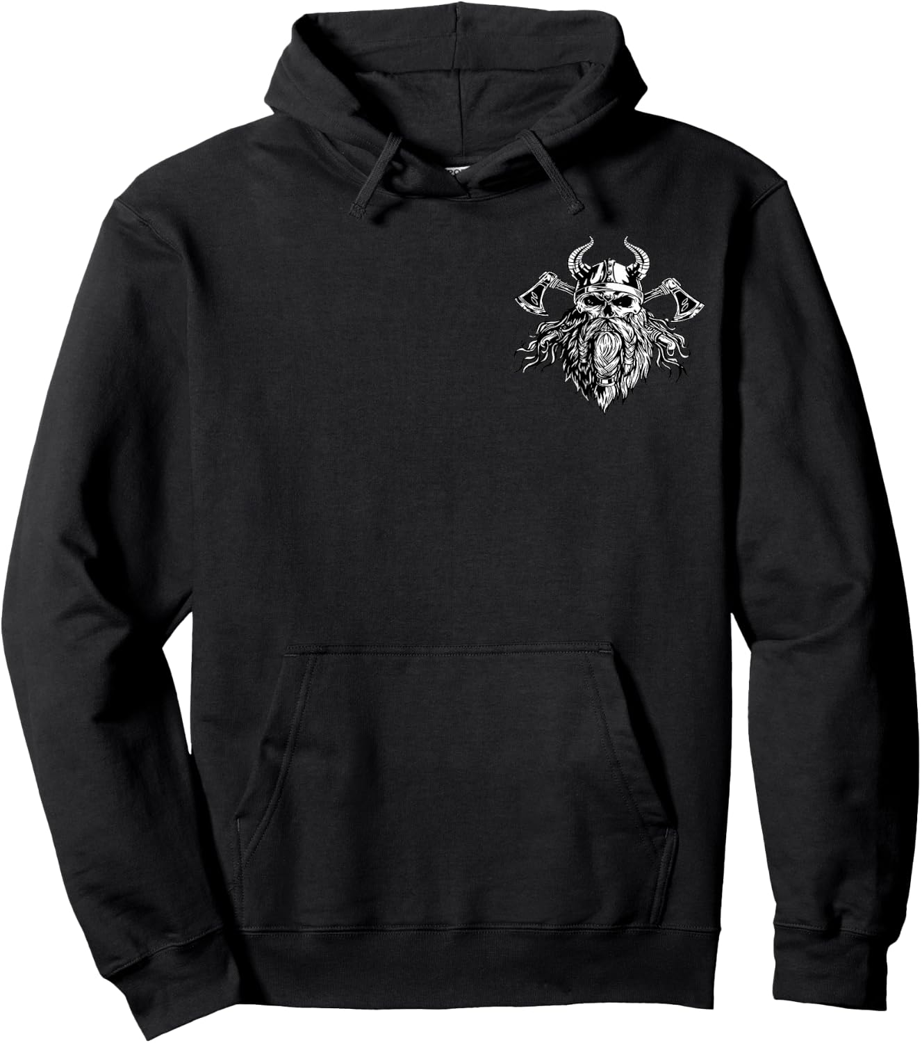 Viking Warrior Valhalla Norse Pagan Nordic Mythology Hoodie - Hoodie | Black