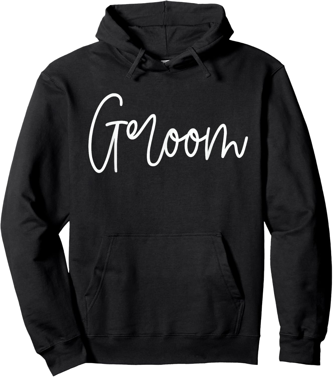 Funny Matching Getting Ready Bride And Groom Wedding Groom Hoodie - Hoodie | Black