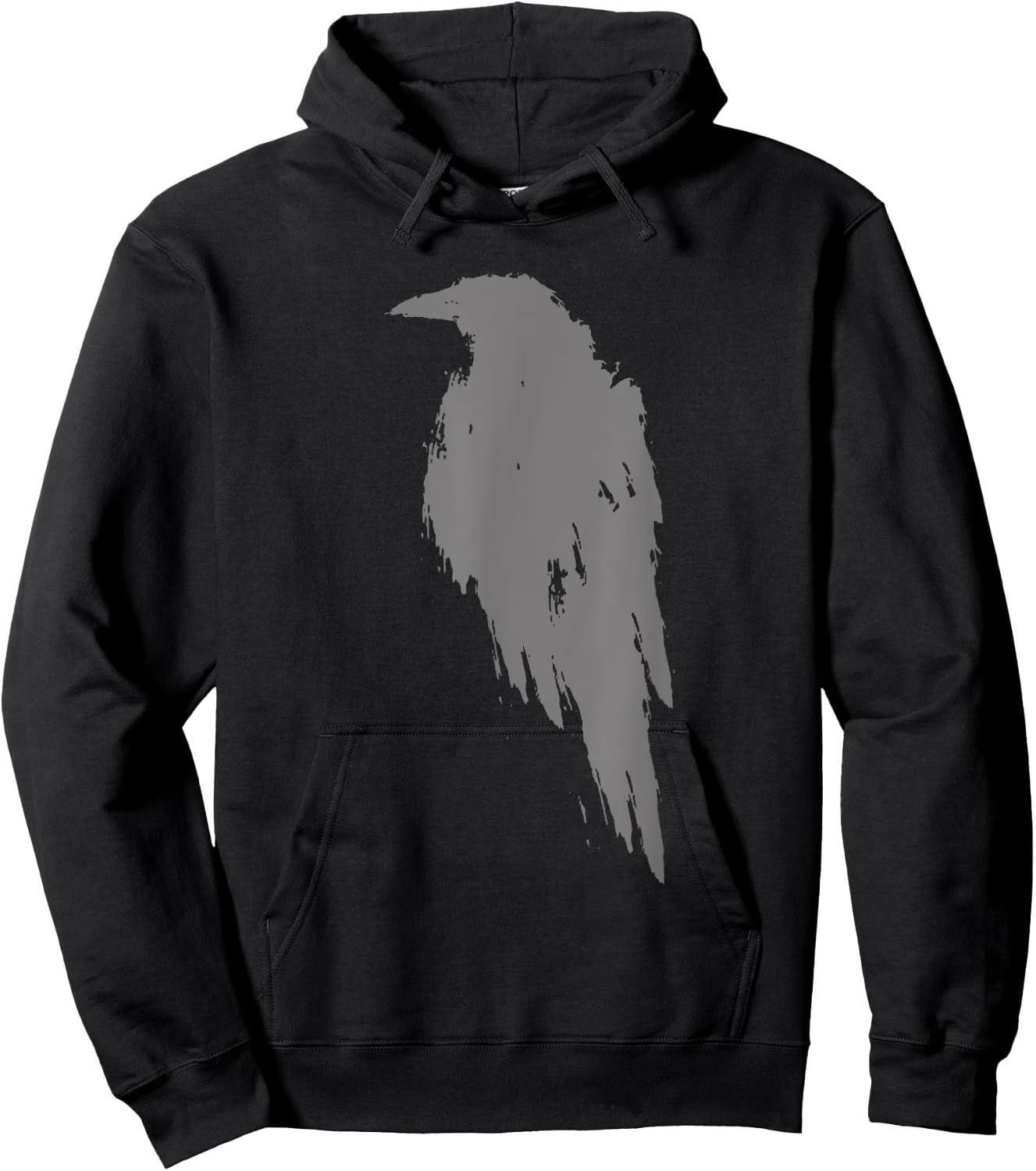 Beautiful Black Crow Raven Bird Watch. Birds Silhouette Hoodie - Hoodie | Black