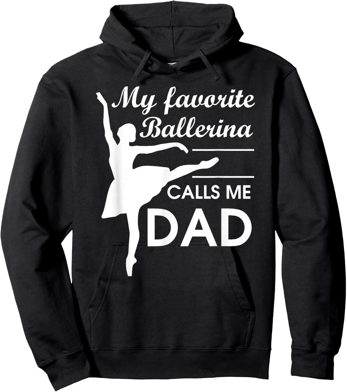 Ballerina Dad Ballet Dancer Father JT Hoodie - Hoodie | Black